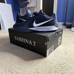 Nike Sabrina 2 TB Navy Basketball Shoe 10 M/11.5 W