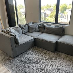  Sectional Sofa, Office Desk, Full Size bedroom Set, Everything  Must Go 