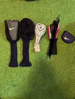 Vintage Nike Golf Covers $12 Each 3 Fairway Sockstyle 1 Mallet Putter