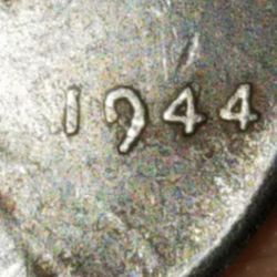 1944 steel lincoln Cent