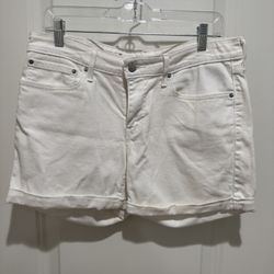 Levi’s White Shorts