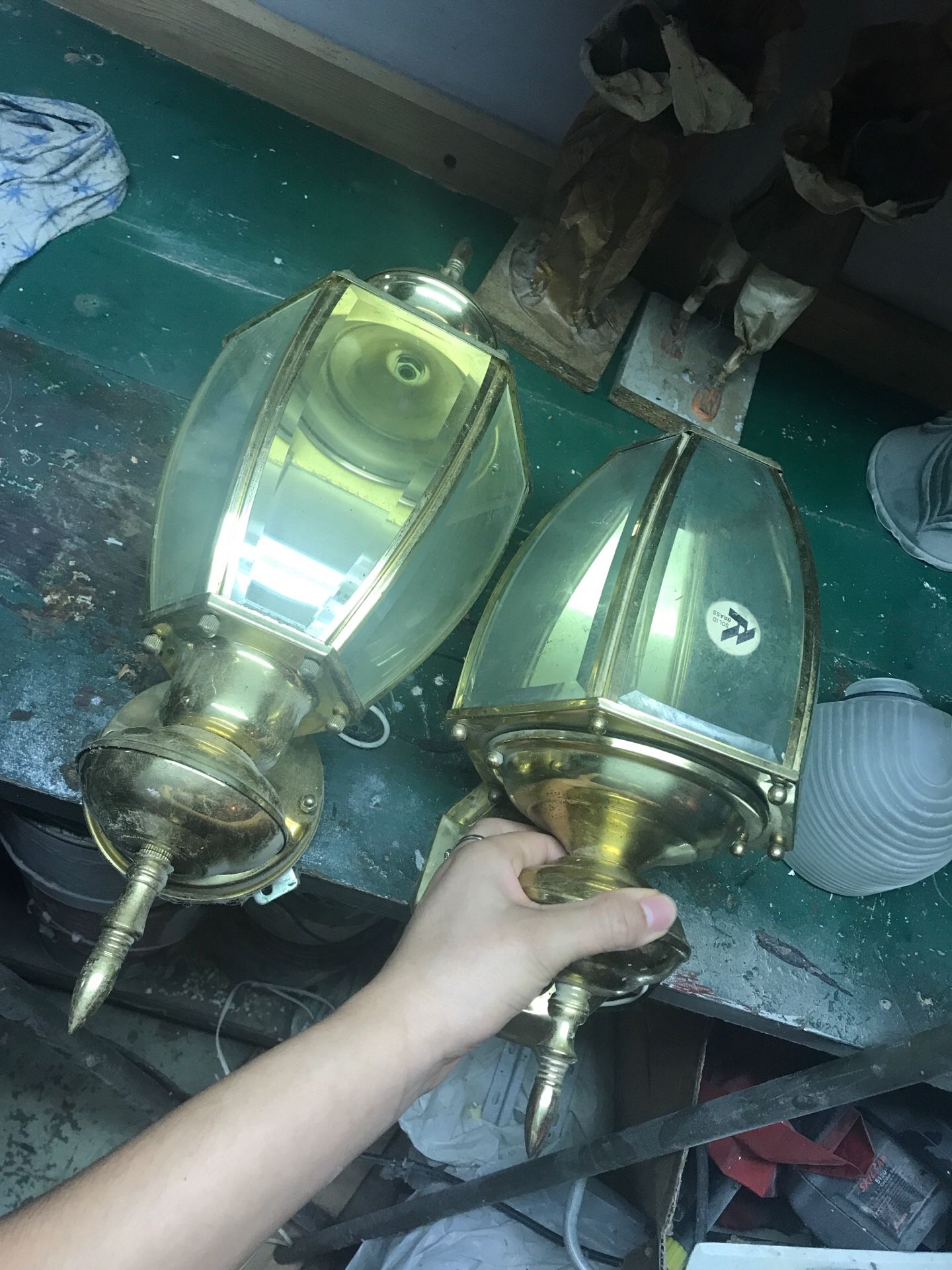 Outside lamps