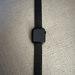 Black Silicone iPhone Watch