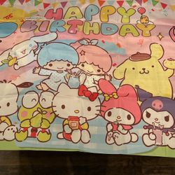 Sanrio Birthday Banner