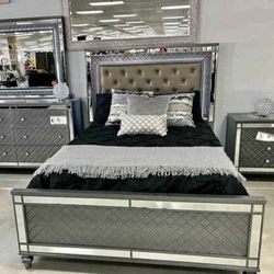 New 4pc Bedroom Set In Box Buy Now Pay Later $39 Down No Credit Needed