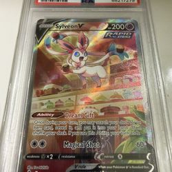 Pokemon PSA 9 Sylveon V (184)
