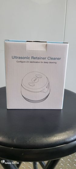 Ultrasonic Retainer Cleaner with UV Sterilization