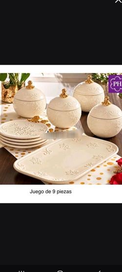 JUEGO DE 9 PIEZAS PRINCESS HOUSE ⚘️ 🌹