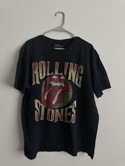 The Rolling Stones Black Graphic Band T-Shirt Size XL