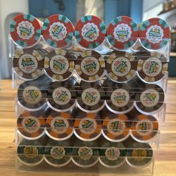 Dunes Clay Poker Chips Set