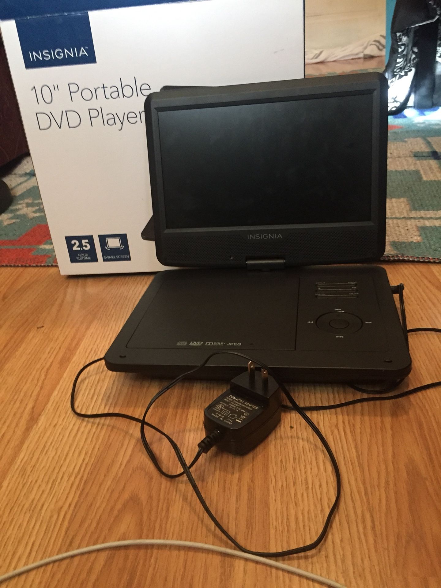 Insignia 10” portable DVD player