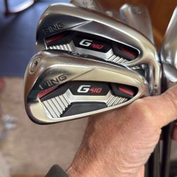 A Great Set Of Ping G410 Irons. Golf Clubs 