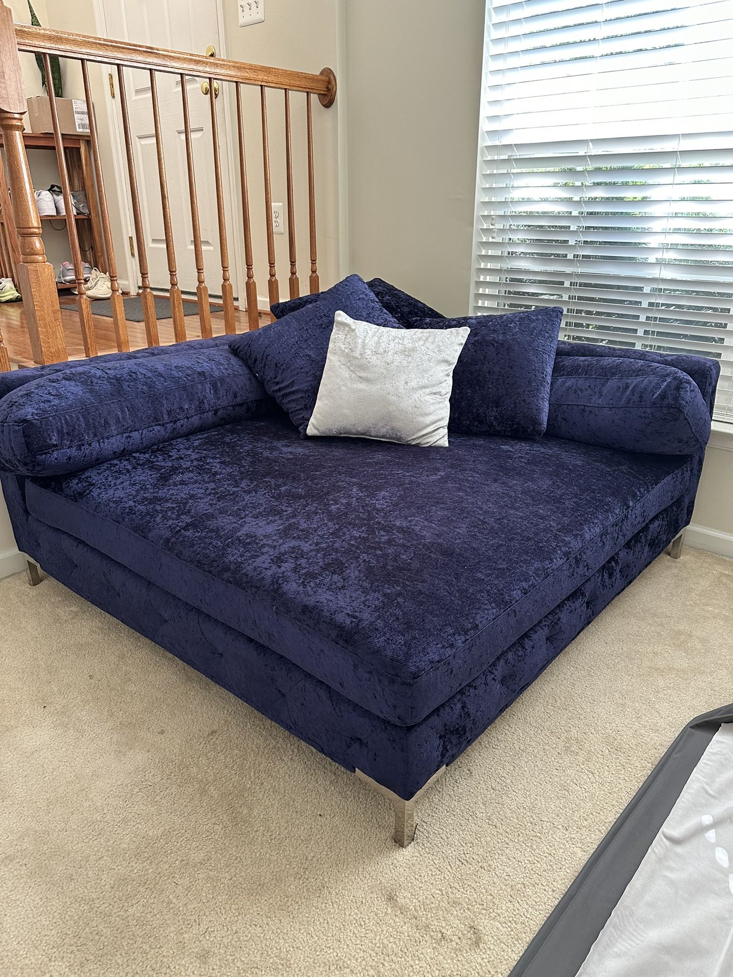 Value city Furniture- Blue Milan 1 of 2 piece Sofa