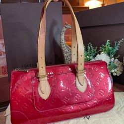 Louis Vuitton Rosewood Red Vernis 
