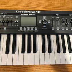 Behringer DeepMind 12 Polyphonic Synthesizer Keyboard with TC Electronic And Klark Teknik Effects