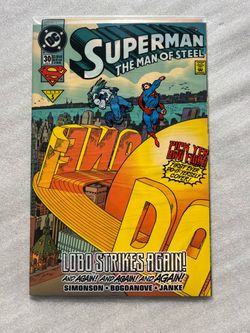 Superman: The Man of Steel #30 1994 DC Comics Comic Book