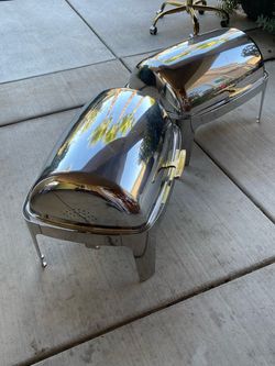 Stainless Steel Chafing Dishes Set of 2