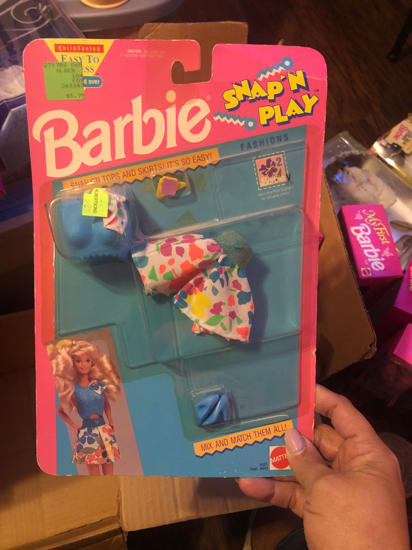 Vintage Barbie Snap N Play Fashion