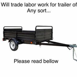 Trade work for trailer