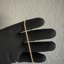10k rope bracelet  