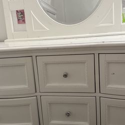 White Dresser On Sale With Mirror