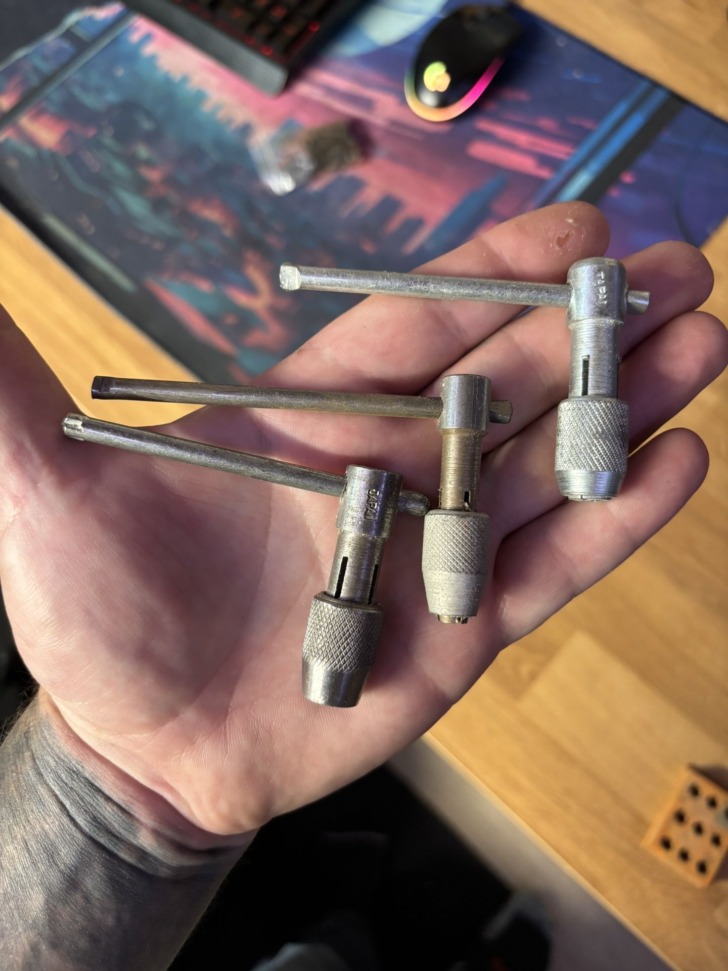 Tap and Dye Handles