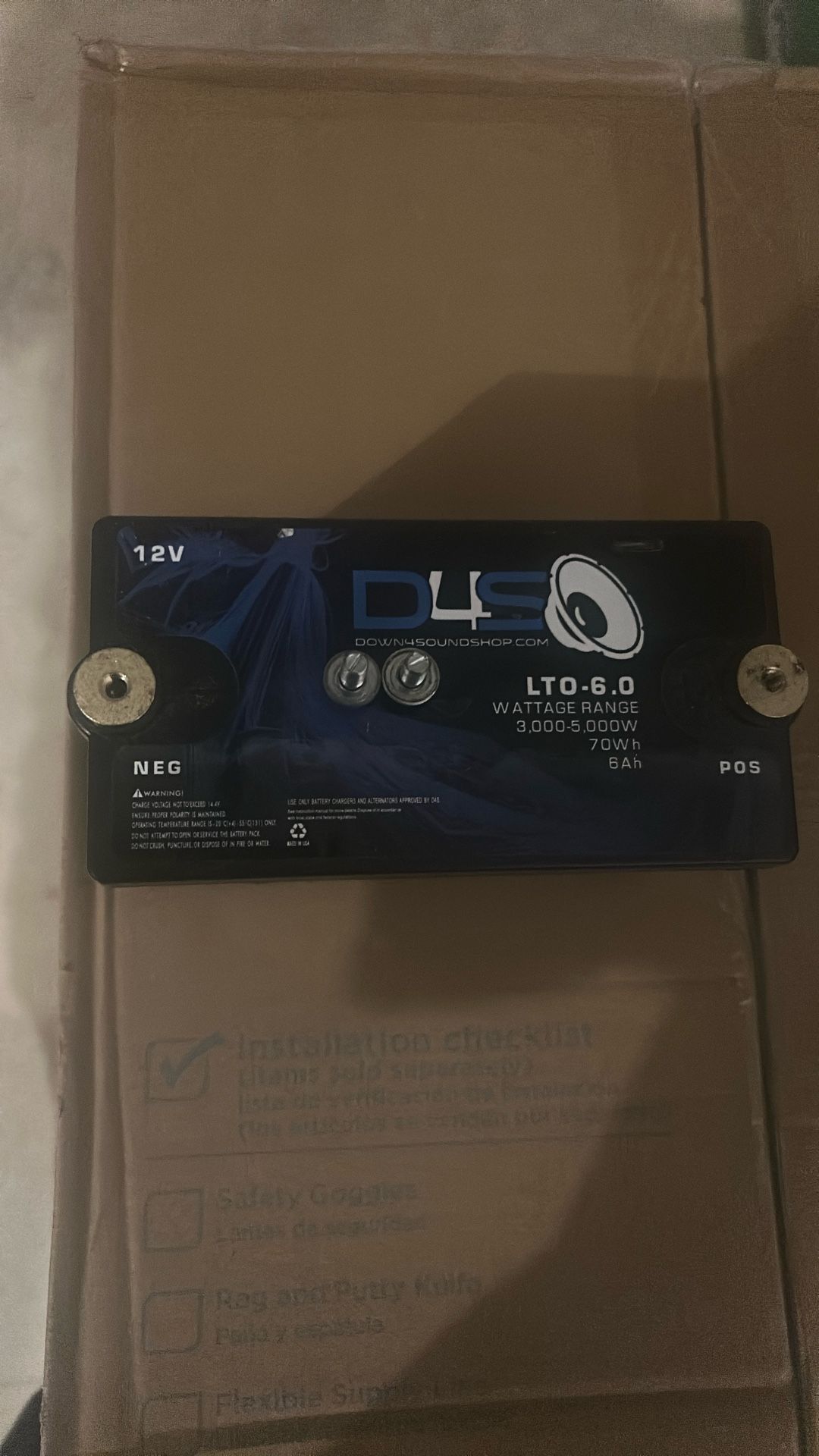 Downforsound Lithium Battery 