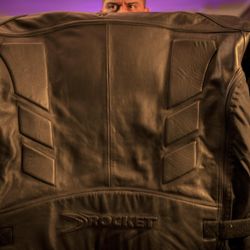 Joe Rocket Sonic 2.0 Mens Black Leather Motorcycle Jacket