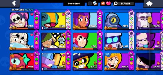 Selling stacked brawl stars account