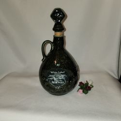 Vintage Decanter,  White Label, Dewar's Blended Scotch Whisky Decanter