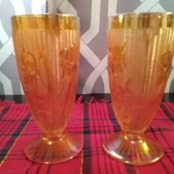 Vintage Marigold Glass