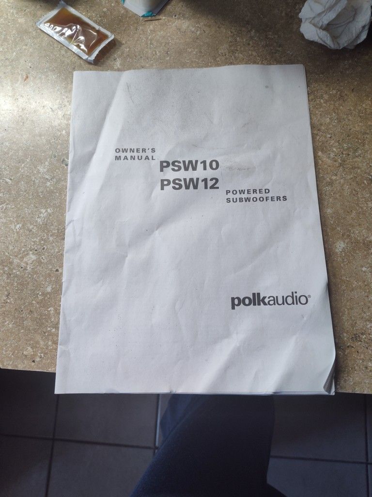 Polk Home Audio PSW10 Powered Subwoofer