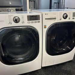 Newer Lg Washer & Dryer Front Load 
