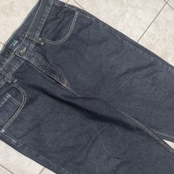 Y2K Vintage Mens Anchor Blue Jeans 38x30