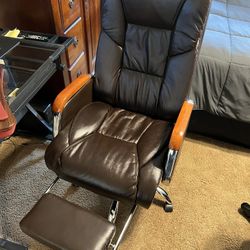 Leather Office Chair - New - Make Offer