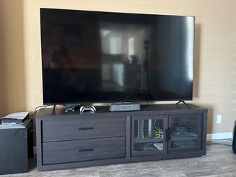 75” Smart tv and stand