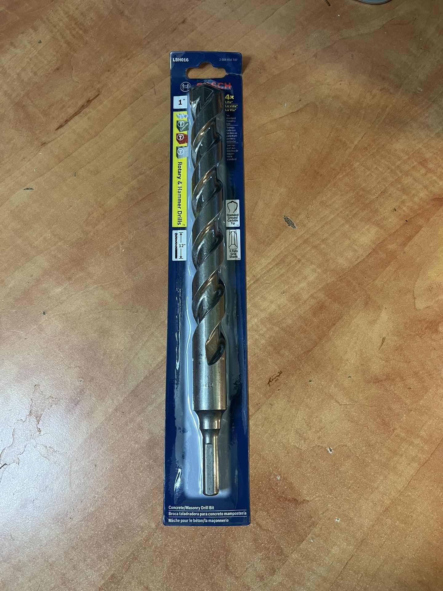🛠️ 1” x 12” SDS Plus Rotary Hammer Drill Bit | 📍 Pickup: S. Durango & 215 near IKEA 🛠️  ✨ Brand New – Only $15 Firm ✨  Heavy-duty SDS Plus rotary h