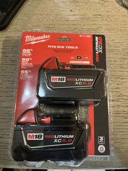 Milwaukee M18 5.0  2 Pack