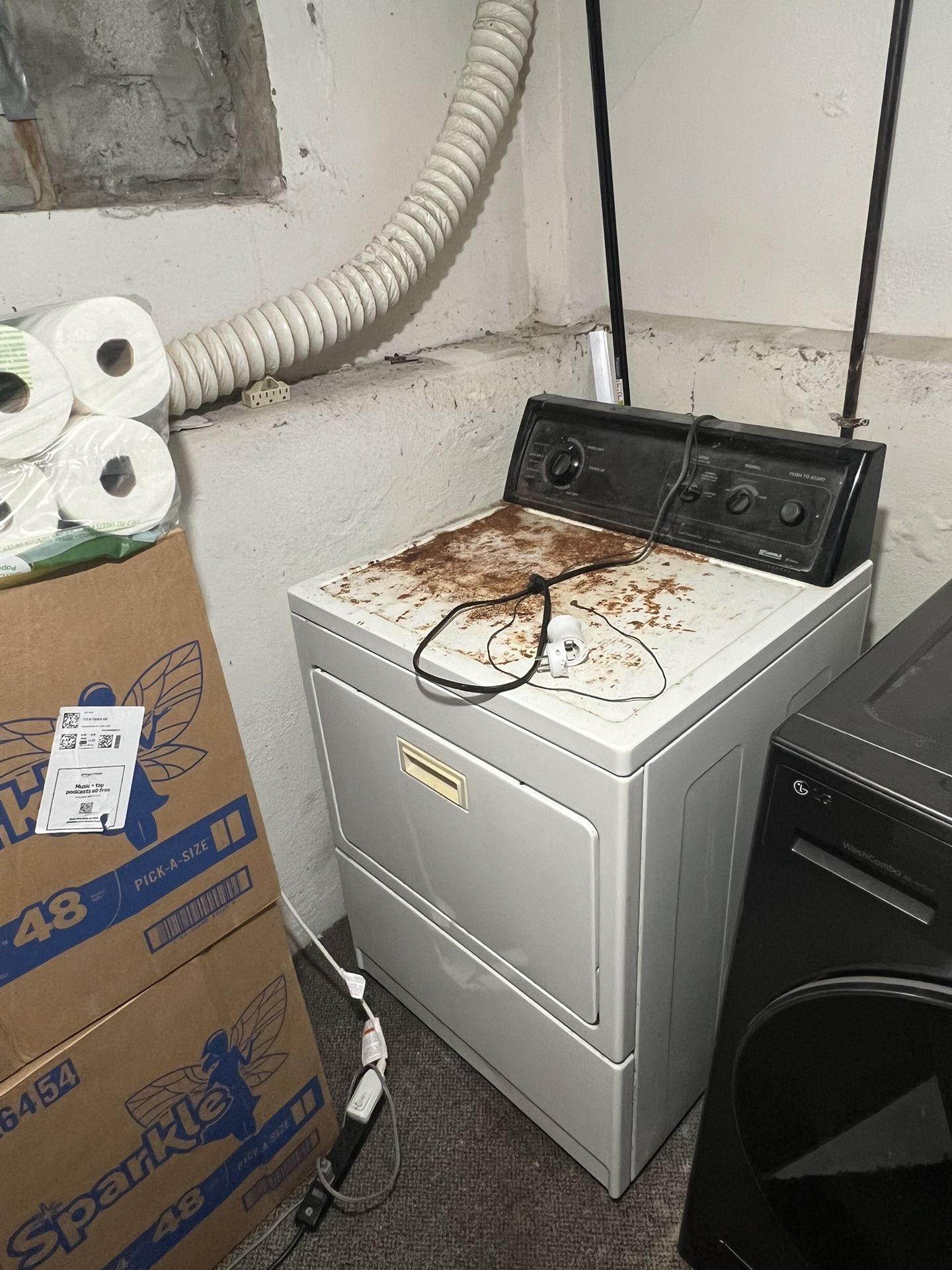 Free Gas Dryer, Sewing Table, And Couch/bed
