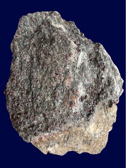 Large Garnet, Kyanite, and Corundum Specimen. Gemstones Crystals Rocks Minerals