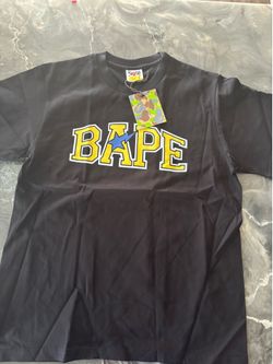 BAPE SHIRT YELLOW SIZE MEDIUM