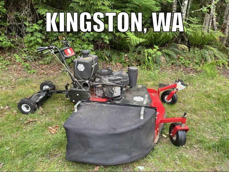 48” Worldlawn Walk-Behind/Ride Lawnmower + Accessories
