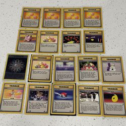 Vintage & Holo Trainer Pokemon Cards