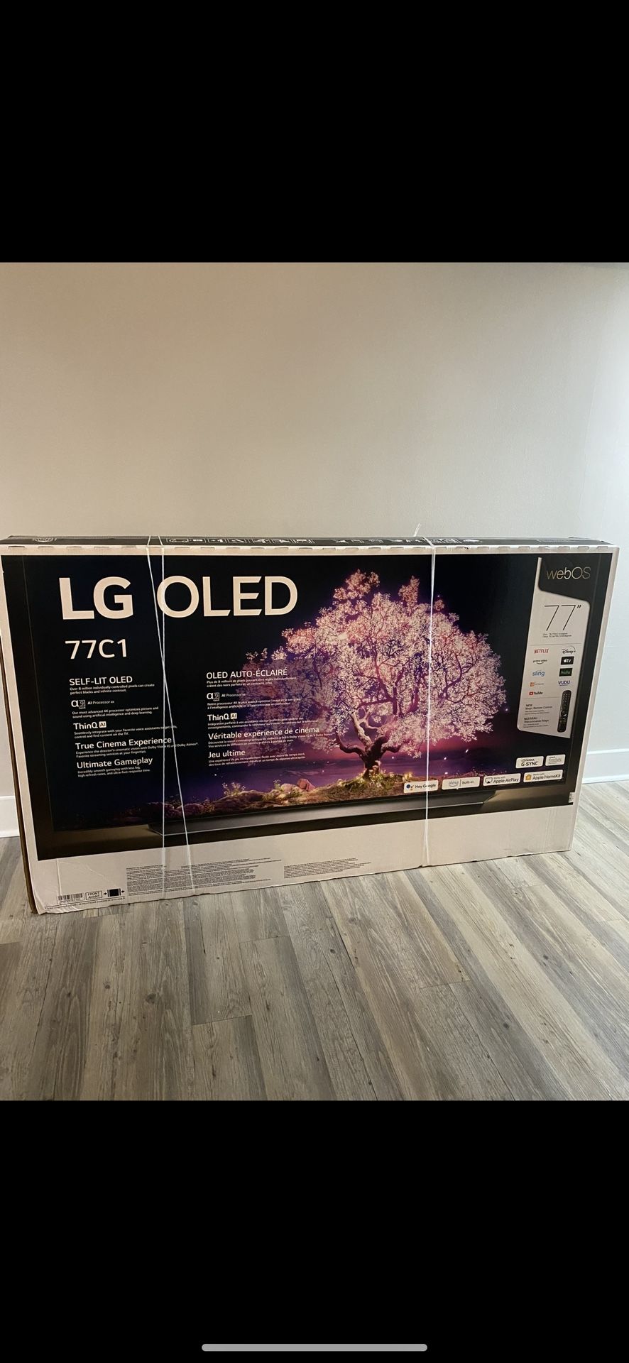 LG OLED C1 Series 77” Alexa Built in 4k Smart TV (3840 x 2160