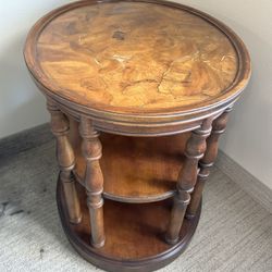Mid-century Walnut End Table 