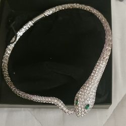 Sterling silver necklace.