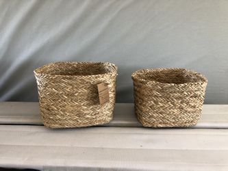 Brand new wicker basket set