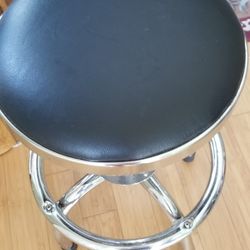 Stools Black Leather Heavy Duty And Study