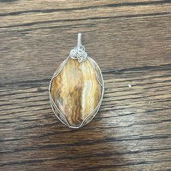 Real crystal pendent