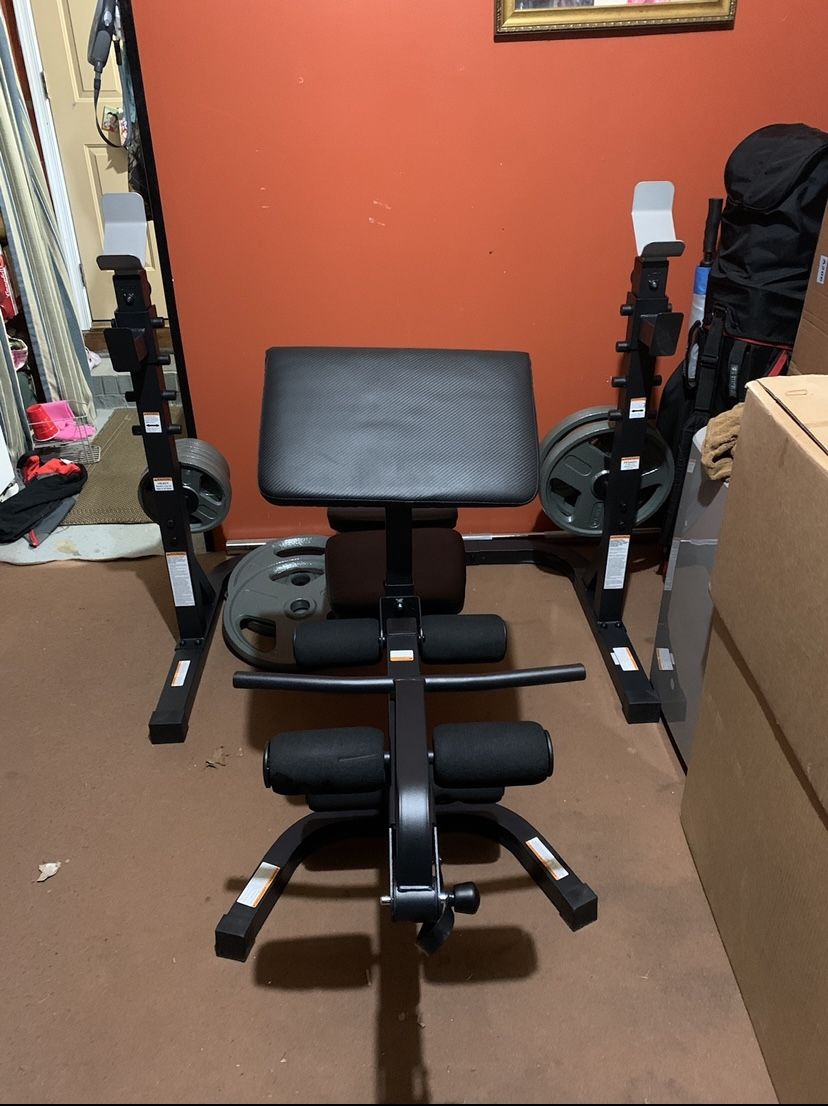 Weight Bench Set(available) /300 LB Weights(sold)